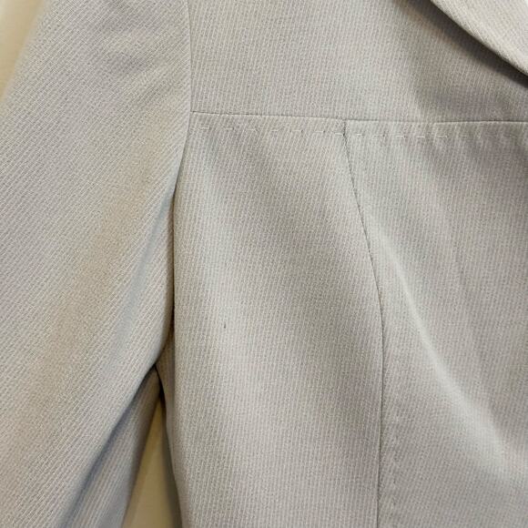 Chantal Paris Skirt & Blazer 2Piece Outfit Set 10 Gray Office Academia Italy NWT - Picture 5 of 16